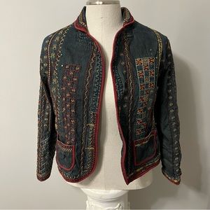 Chico Embroidered Jean Jacket.